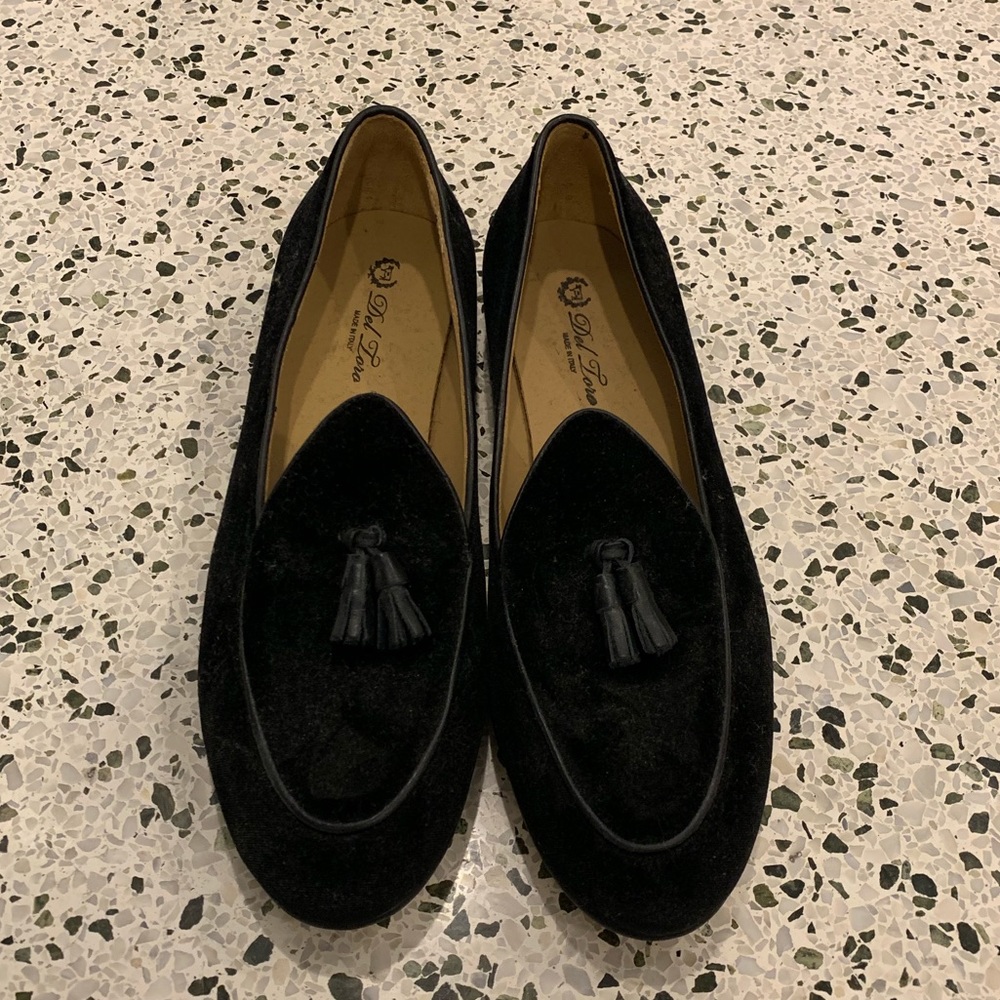 Del Toro Italian Velvet Loafers